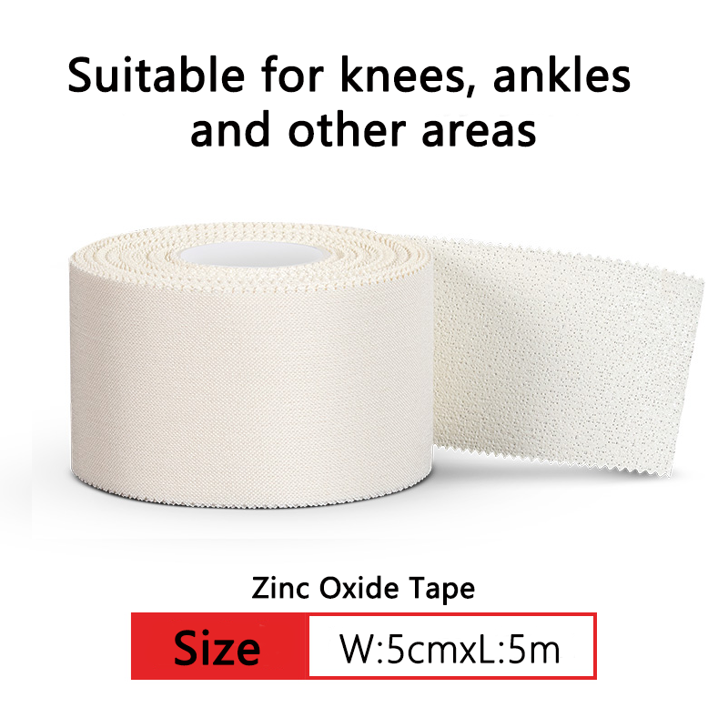 Kinesiology Tape Classic 2.5/5 cm x 5 m, Physio Tape, Finger, Climbing Basketball Ice Hockey Tape Elastic, Waterproof, Skin-Friendly (500 x 5 x 0.1 cm, White)