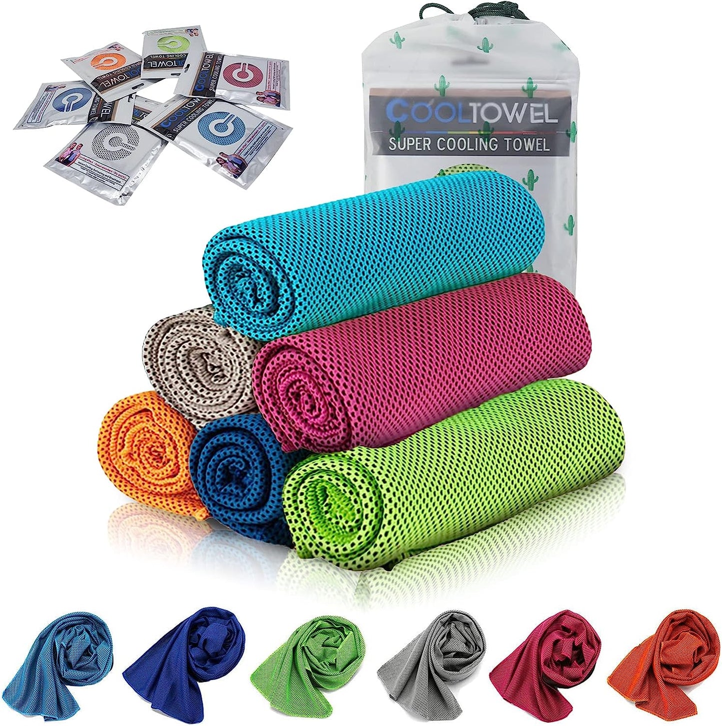 Cooling Towel, Ice Sports Towel, Cool Towel for Instant Cooling,for Yoga, Travel, Golf, Gym,Camping, Fitness, Running, Workout & More Activities (30*100cm)