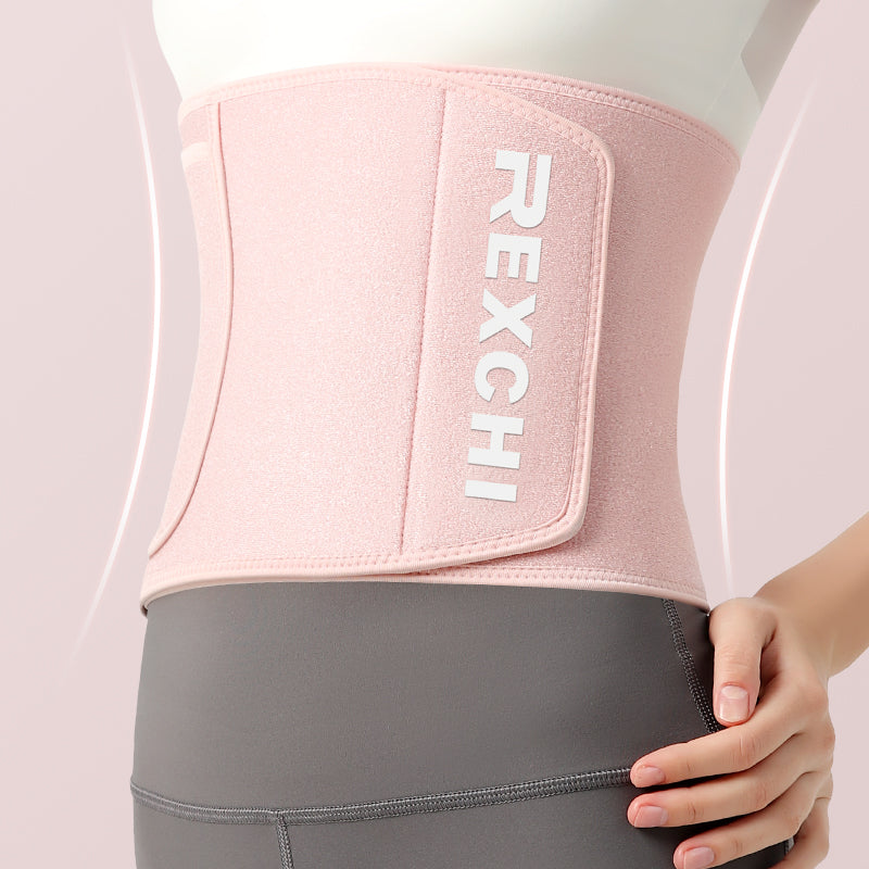 Waist Trainer for Men and Women, Easy to Clean Slimming Belt, Sweat Belt, Fitness Belt, Adjustable Sauna Belt, Slimming Waist Trimmer in The Gym with Phone Holder