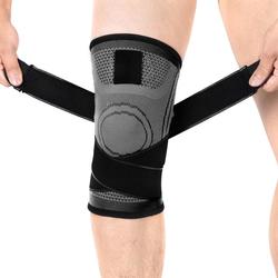 1PCS Adjustable Pressurized Knee Brace Bandage, Knee Compression Sleeve Support for Men and Women, Knee Pads for Running,Cycling,Basketabll,Sports Knee Protector