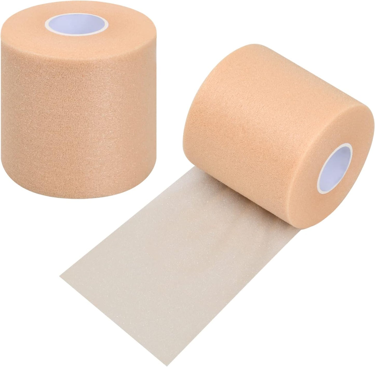 Athletic Foam Tape Sports Foam Tape Pre Wrap Tape Sports Sports Kinesio Tape Elastic Tape Sport Underwrap Tape for Wrists Elbow Knee Knotted Leg